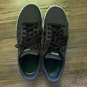 Adidas low top canvas sneakers. Size 9.5
